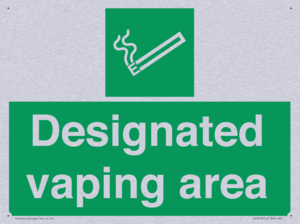 Designated vaping area